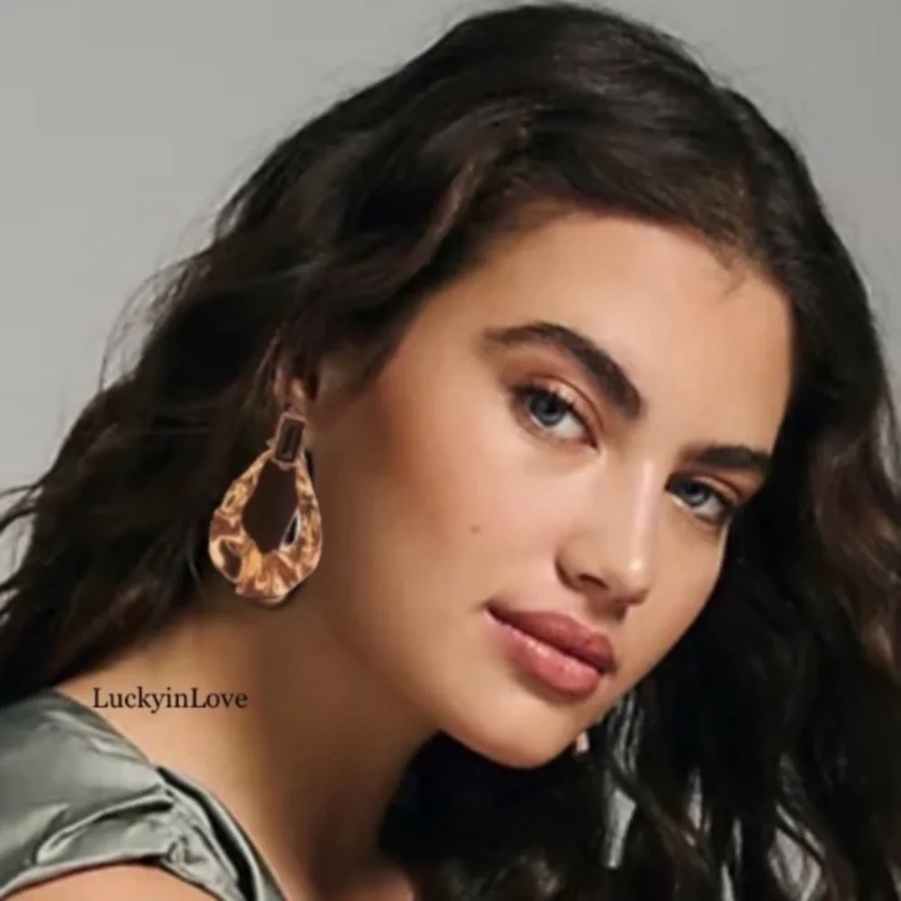 ALEXIS BITTAR • NEW Gold Liquid Molten High Shine Sculpted Hoop Drop Earrings